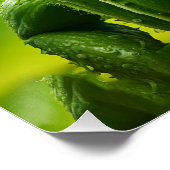 Poster Imaginaire Cute Vivid Concombre Drôle Créature (Coin)