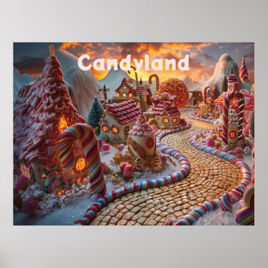 Poster Imaginaire de Candyland (Devant)