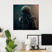 Poster Imaginaire de guerrier de l'affiche (Bureau à domicile)