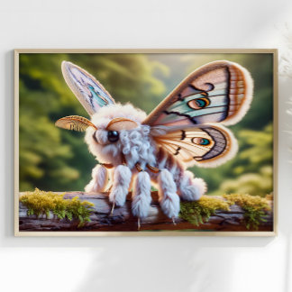 Poster Imaginaire de la teigne surréelle de la teigne de