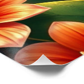 Poster Imaginaire de perroquet orange (Coin)