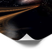 Poster Imaginaire de science-fiction surréaliste (Coin)