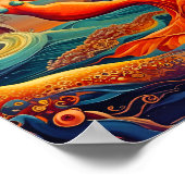 Poster Imaginaire de sirène Impression, papier d'affiche (Coin)