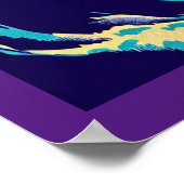 Poster Imaginaire Dinosaure Robots Anime - Woodcut 1 (Coin)