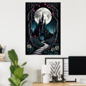 Poster Imaginaire du château de Dark Woods (Bureau à domicile)