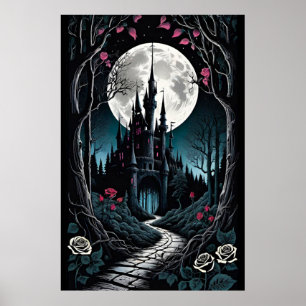 Poster Imaginaire du château de Dark Woods
