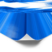 Poster Imaginaire en bleu... (Coin)