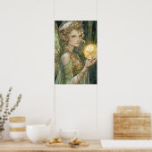 Poster Imaginaire Fairy Enchanted Crystal Ball Art mur (Cuisine)