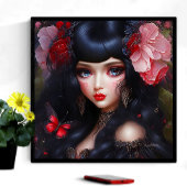 Poster Imaginaire Fleur Fée mignonne Princesse