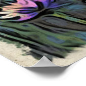 Poster *~ Imaginaire Fleurs sauvages Fille AP56 Peinture  (Coin)