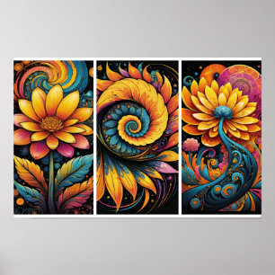 Poster Imaginaire floral