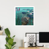 Poster Imaginaire floral 4 (Bureau à domicile)