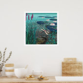 Poster Imaginaire floral 4 (Cuisine)