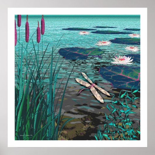 Poster Imaginaire floral 4 (Devant)