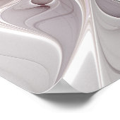 Poster Imaginaire Floral, Abstraite Fleur Pastel Moderne (Coin)