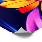 Poster Imaginaire floral Feline (Coin)