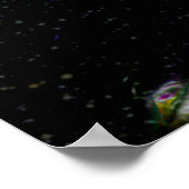 Poster Imaginaire foncé enchanté Art Forest Pond (Coin)