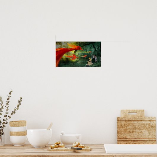 Poster Imaginaire forestier 1 (Cuisine)