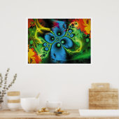 Poster Imaginaire fractal 10 (Cuisine)