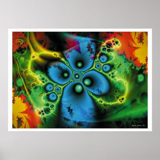 Poster Imaginaire fractal 10 (Devant)