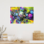 Poster Imaginaire fractal 13 (Cuisine)