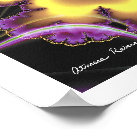 Poster Imaginaire fractal 2 (Coin)