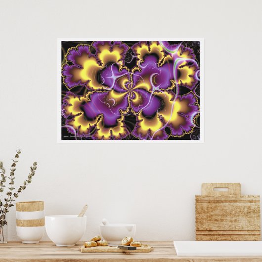 Poster Imaginaire fractal 2 (Cuisine)