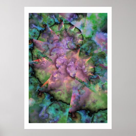 Poster Imaginaire fractal 21 (Devant)