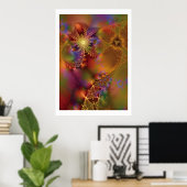 Poster Imaginaire fractal 25 (Bureau à domicile)