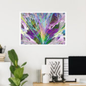 Poster Imaginaire fractal 3 (Bureau à domicile)