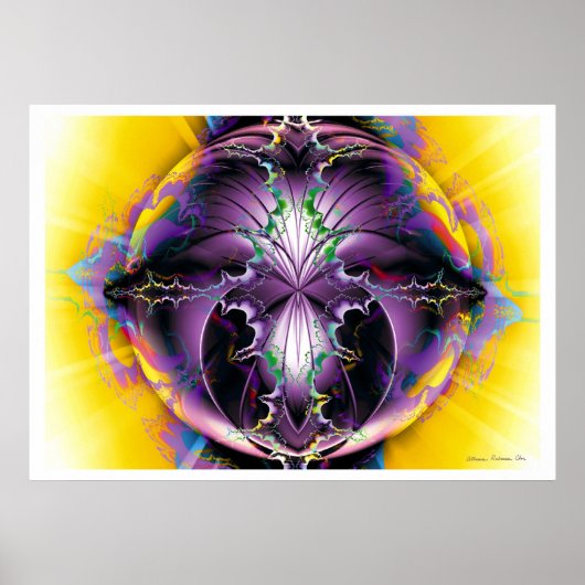 Poster Imaginaire fractal 5 (Devant)