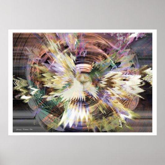 Poster Imaginaire fractal 6 (Devant)