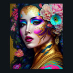 Poster Imaginaire Glam Femme Pop Art<br><div class="desc">Imaginaire,  Sci-fi & Horror art by The Lunarium.</div>