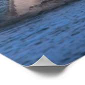 Poster Imaginaire Indigo enfant et dauphin (Coin)