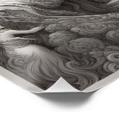 Poster Imaginaire Jolie déesse grecque Vive Beauté (Coin)