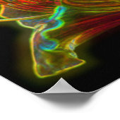 Poster Imaginaire Lily Abstrait Flower Art (Coin)