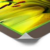 Poster Imaginaire Lily Flower Abstrait (Coin)