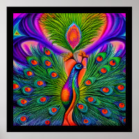 Imaginaire lunatique multicolore
