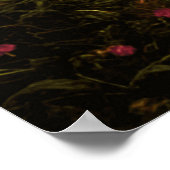 Poster Imaginaire magique face soleil fantastique paysage (Coin)