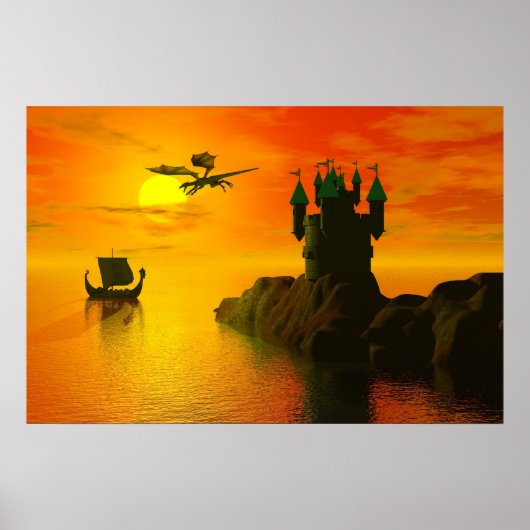 Poster Imaginaire médiéval (Devant)