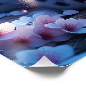 Poster Imaginaire mignon bébé léopard de neige (Coin)