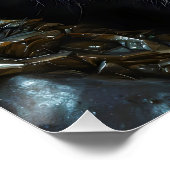 Poster Imaginaire mignon grand guerrier fort (Coin)