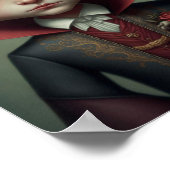 Poster Imaginaire mignon petit vampire garçon (Coin)