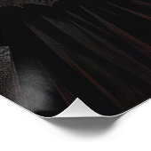 Poster Imaginaire mignon Vivid noir blanc gothique (Coin)