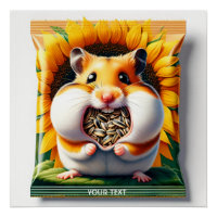 Imaginaire mignonne de graines de paquets Hamster