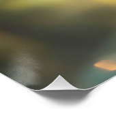 Poster Imaginaire mignonne fille de peau foncée (Coin)