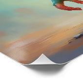 Poster Imaginaire mignonne Petite créature adorable (Coin)