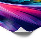 Poster Imaginaire Mythe coloré Vivid Dragon. (Coin)