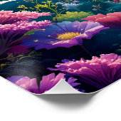 Poster Imaginaire Nature mignonne Monde sous-marin (Coin)