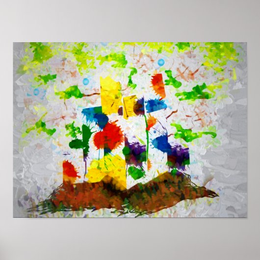 Poster "Imaginaire naturel - Arbre de vie" (Devant)